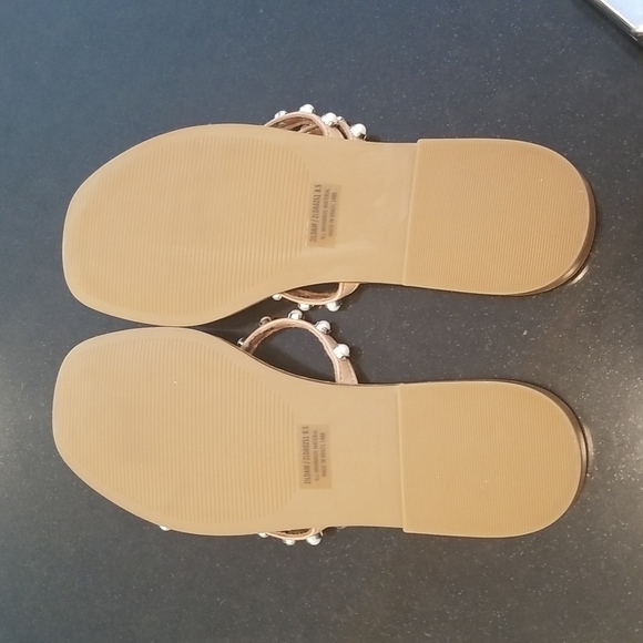 💕STEVE MADDEN💕 Zildam Embellished Sandals ~ Brown/Tan 8.5 NWT - Picture 6 of 7